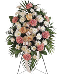 Pastel Floral Sympathy Standing Spray